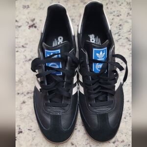 Mens Adidas Samba Black/White OG Sz 9